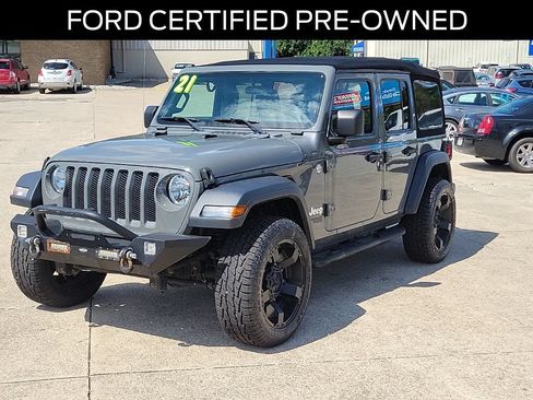 Used 2021 Jeep Wrangler Unlimited Sport AWD/4WD image 2