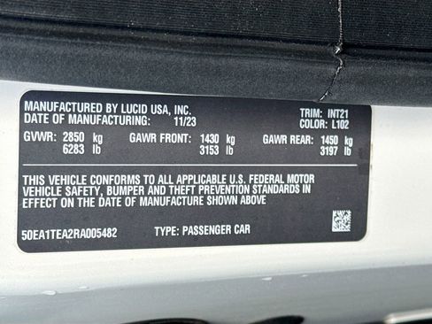 Used 2024 Lucid Air Touring image 34