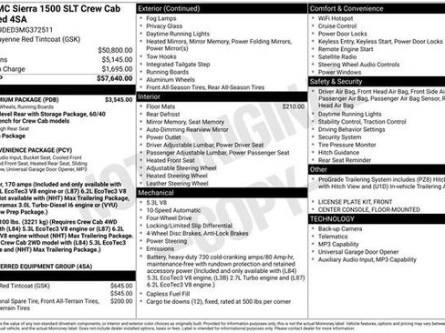 Used 2021 GMC Sierra 1500 SLT w/ SLT Premium Package image 26