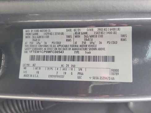 Used 2021 Ford F150 XLT w/ Equipment Group 302A High RWD image 22