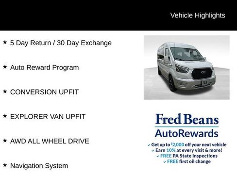 Used 2023 Ford Transit 250 Medium Roof AWD w/ Exterior Upgrade Package image 4