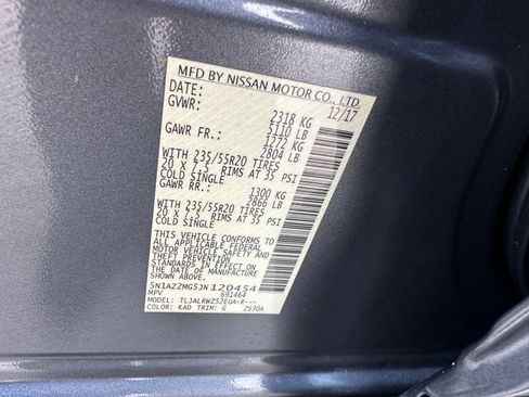 Used 2018 Nissan Murano SL w/ Midnight Edition Package FWD image 41