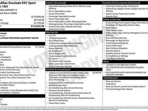 Used 2022 Cadillac Escalade ESV Sport Platinum image 13