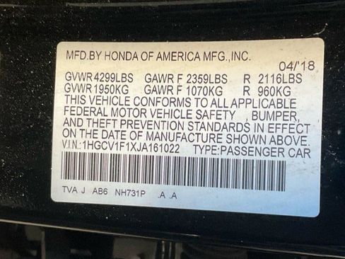 Used 2018 Honda Accord LX image 14