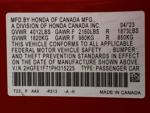 Used 2023 Honda Civic EX image 42