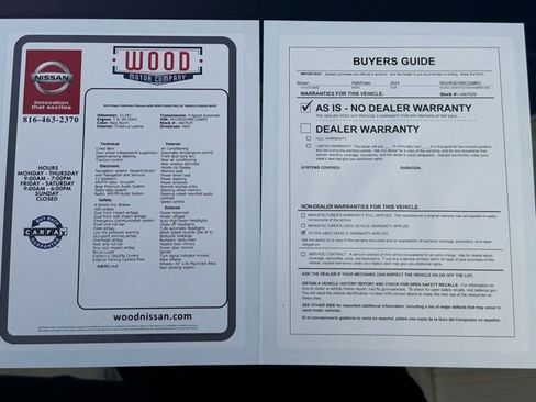 Used 2024 Nissan Pathfinder Platinum w/ Cargo Package image 11