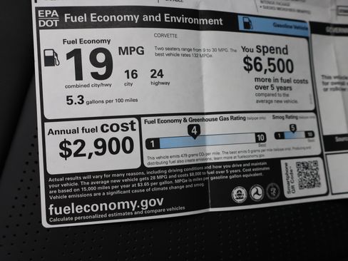 Used 2023 Chevrolet Corvette Stingray Premium Cpe w/ Z51 Performance Package image 53