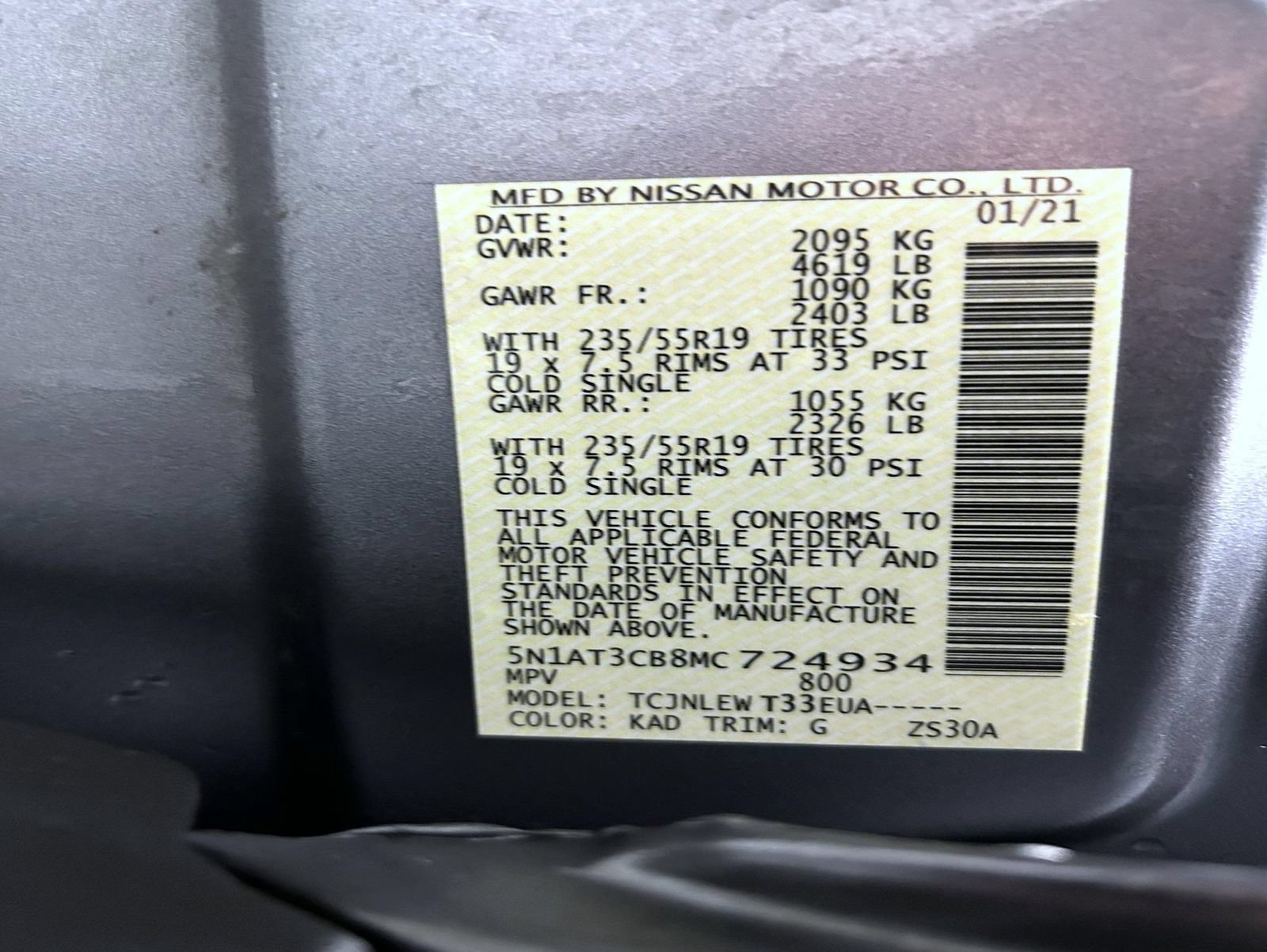 Used 2021 Nissan Rogue SL AWD/4WD image 25