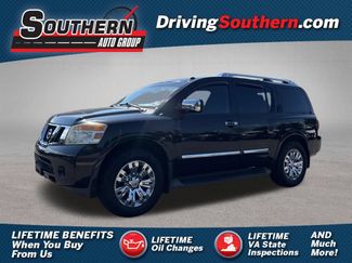 Used 2015 Nissan Armada Platinum w/ 2nd Row Captain Seat Package AWD/4WD video 1