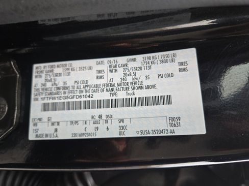 Used 2016 Ford F150 XLT w/ Equipment Group 302A Luxury image 28