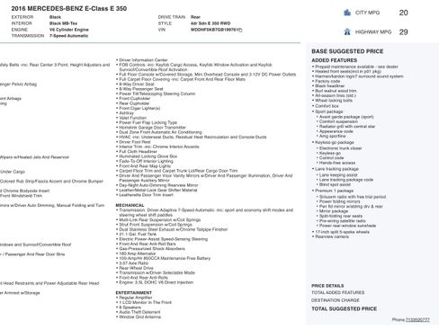 Used 2016 Mercedes-Benz E 350 Sedan w/ Premium Package image 2