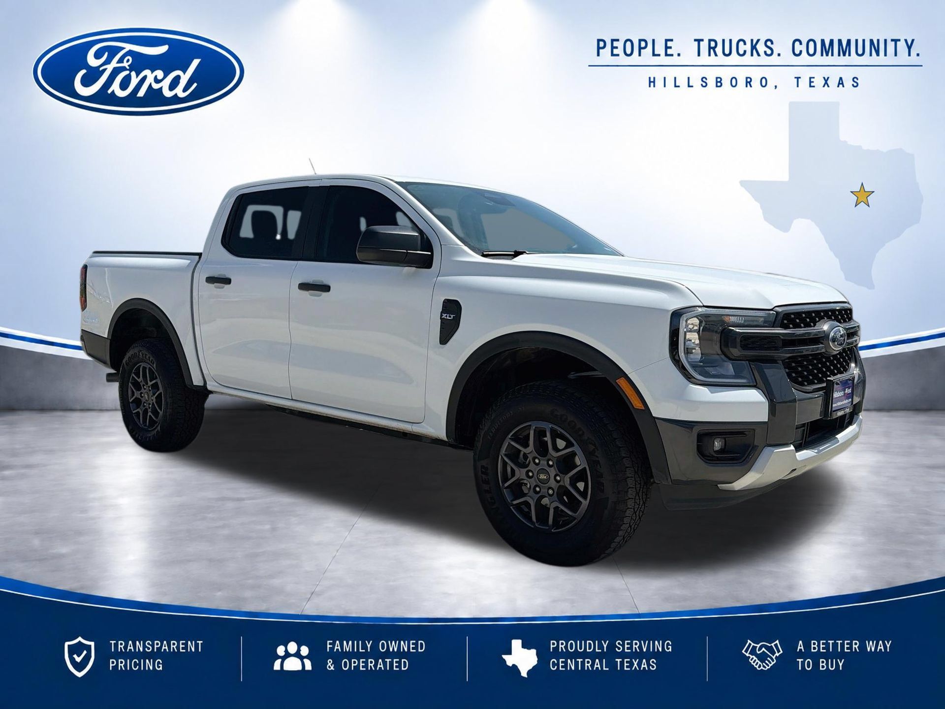 Used 2025 Ford Ranger XLT w/ Trailer Tow Package RWD image 3