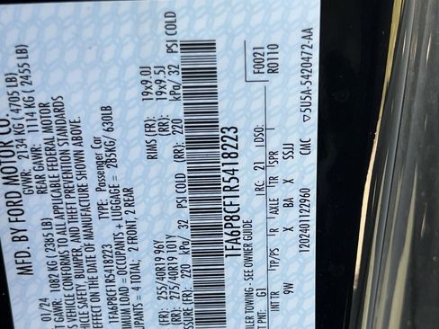 Used 2024 Ford Mustang GT Premium w/ GT Performance Package image 18