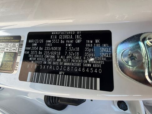 New 2026 Kia Sorento S AWD/4WD image 24