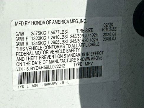 Used 2020 Acura MDX SH-AWD w/ Technology Package image 33