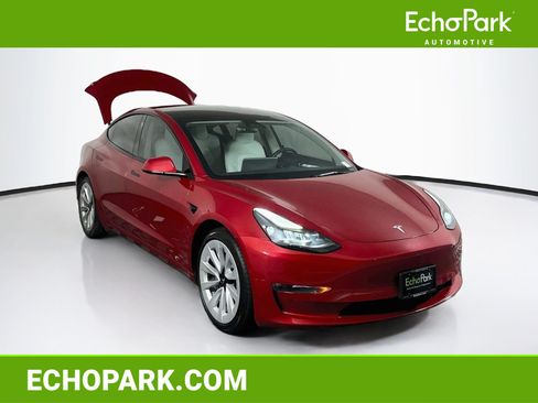 Used 2022 Tesla Model 3 Long Range AWD/4WD image 1