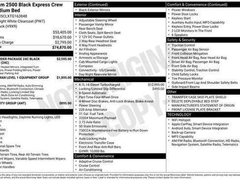 New 2026 RAM 2500 Tradesman AWD/4WD image 30
