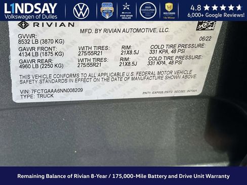 Used 2022 Rivian R1T Adventure image 26