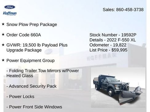 Used 2022 Ford F550 4x4 Regular Cab Super Duty image 5