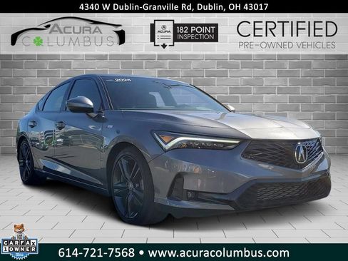 Certified 2025 Acura Integra A-Spec FWD image 1