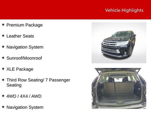 Used 2018 Toyota Highlander XLE AWD/4WD image 9