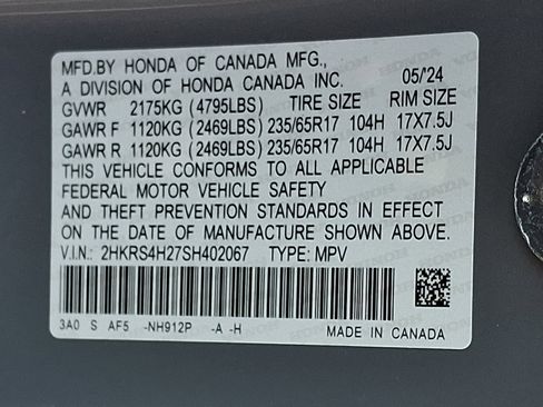 Certified 2025 Honda CR-V LX image 27