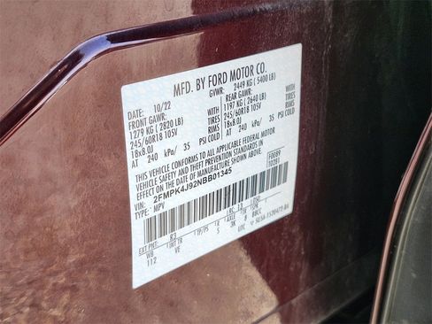 Certified 2022 Ford Edge SEL w/ Convenience Package image 34