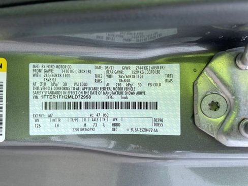 Used 2021 Ford Ranger XL w/ Equipment Group 101A High image 26