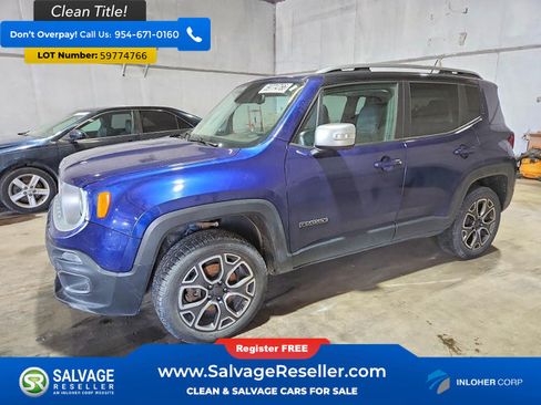 Used 2017 Jeep Renegade Limited AWD/4WD image 1