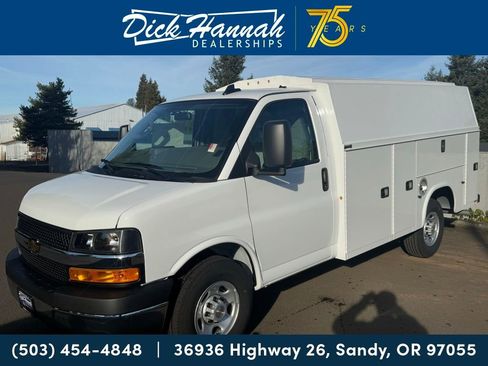 New 2024 Chevrolet Express 3500 w/ Power Convenience Package RWD image 1