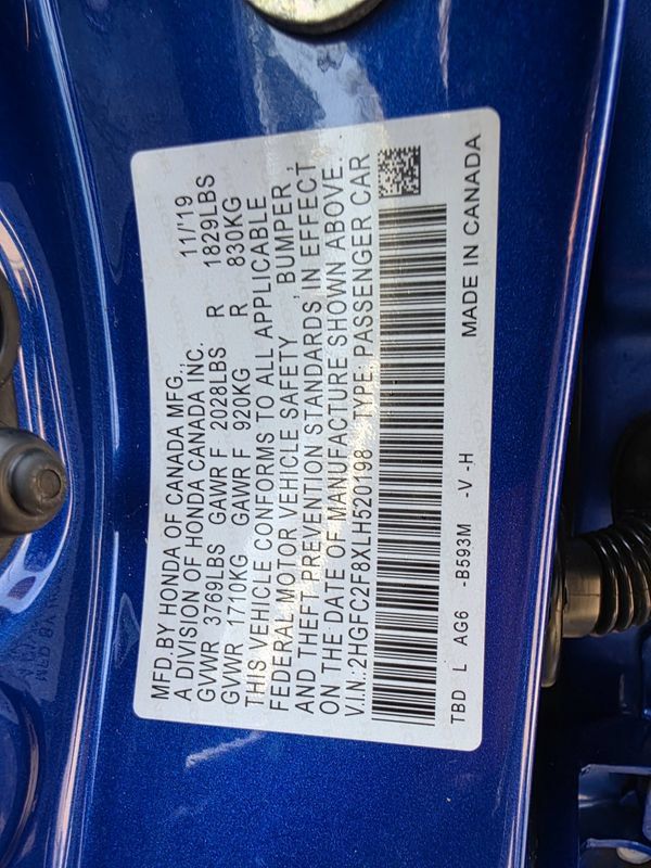 Used 2020 Honda Civic Sport image 32