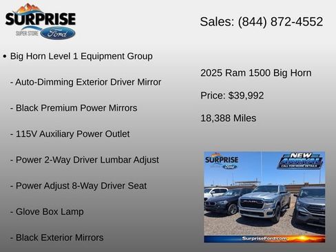 Used 2025 RAM 1500 Big Horn AWD/4WD image 12