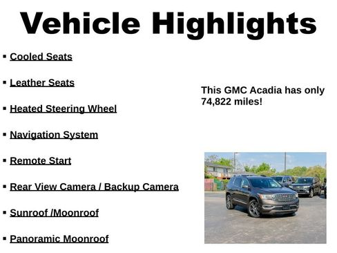Used 2019 GMC Acadia Denali w/ Technology Package AWD/4WD image 39