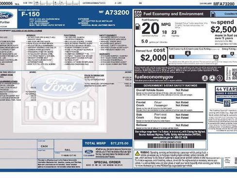 Certified 2021 Ford F150 Limited AWD/4WD image 9