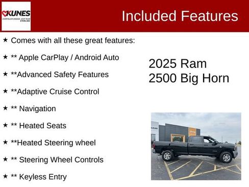 New 2025 RAM 2500 Big Horn image 4