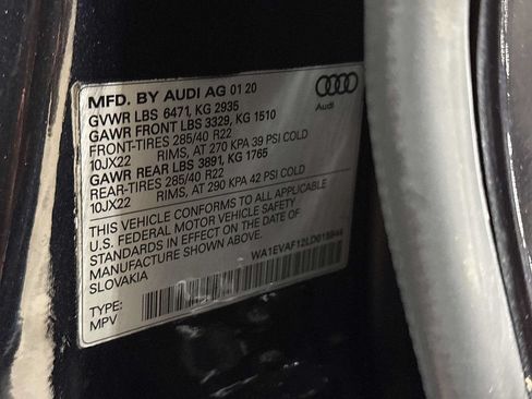 Used 2020 Audi Q8 Premium Plus w/ Premium Plus Package AWD/4WD image 14