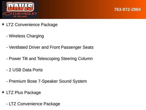 New 2026 Chevrolet Silverado 1500 LTZ w/ LTZ Premium Package AWD/4WD image 15