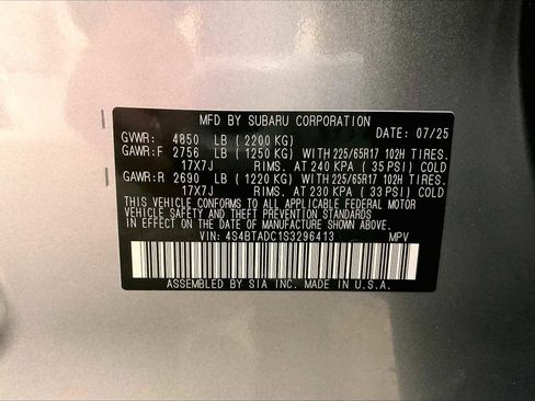 Certified 2025 Subaru Outback Premium image 32