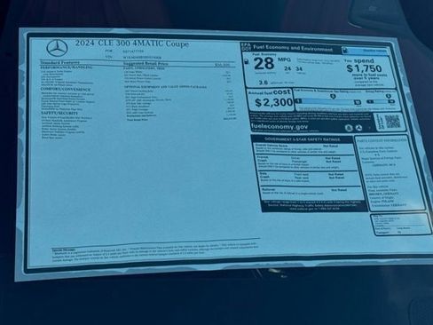 New 2024 Mercedes-Benz CLE 300 4MATIC Coupe image 24
