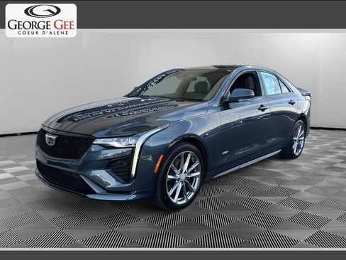 Certified 2022 Cadillac CT4 V w/ Technology Package AWD/4WD image 1