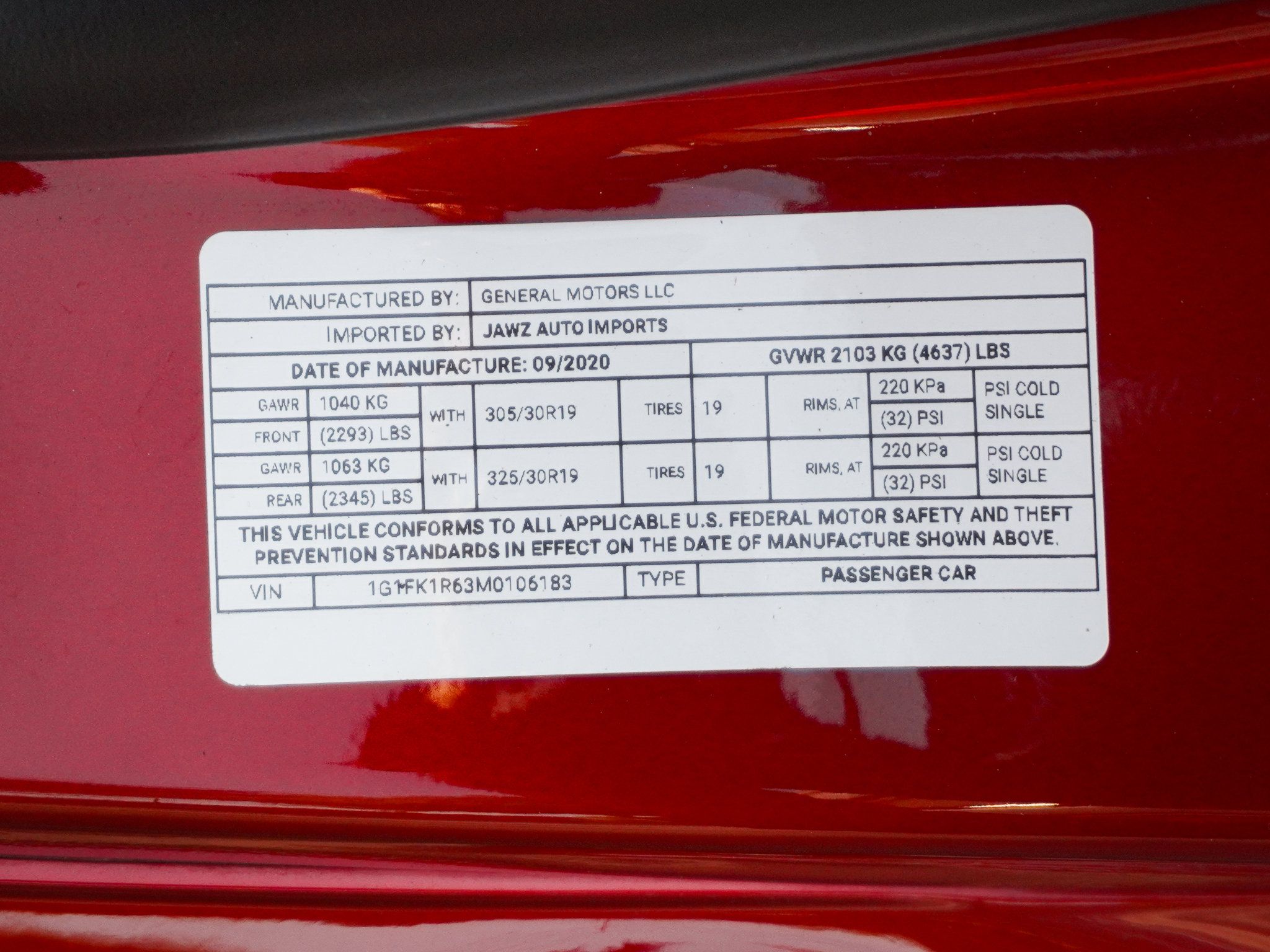 Used 2021 Chevrolet Camaro ZL1 RWD image 34