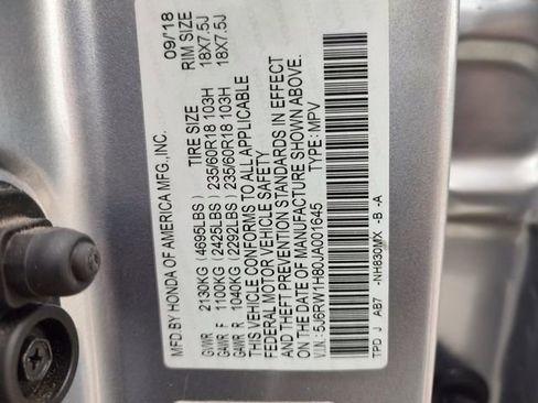 Used 2018 Honda CR-V EX-L image 32
