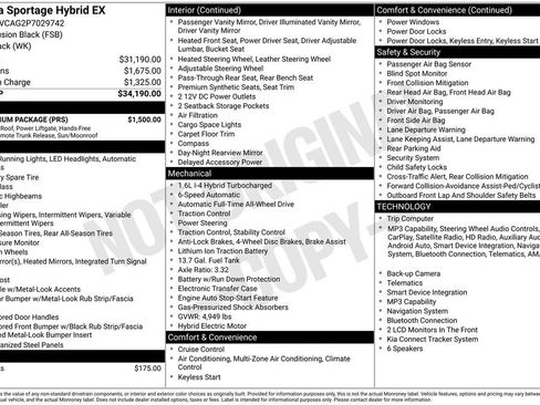 Used 2023 Kia Sportage EX w/ EX Premium Package AWD/4WD image 9