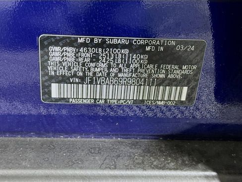 Used 2024 Subaru WRX AWD/4WD image 33
