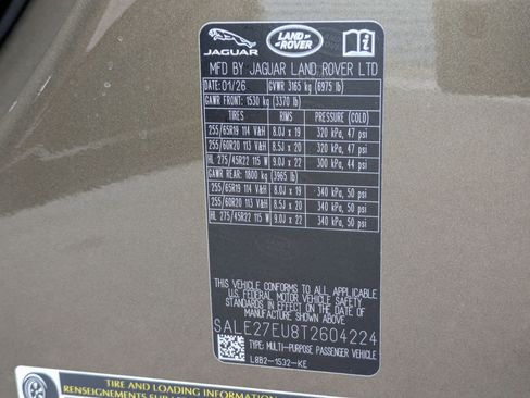 New 2026 Land Rover Defender 110 X-Dynamic SE AWD/4WD image 34