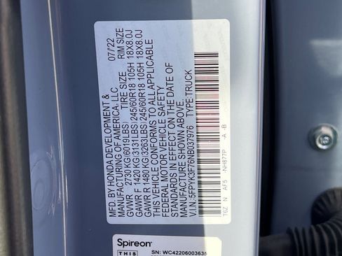 Used 2022 Honda Ridgeline RTL-E image 53