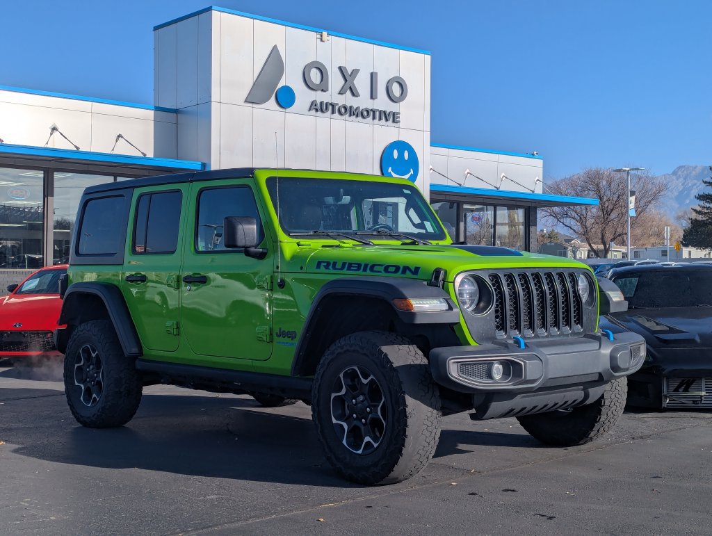 Used 2021 Jeep Wrangler Unlimited Rubicon 4xe w/ Cold Weather Group AWD/4WD image 1