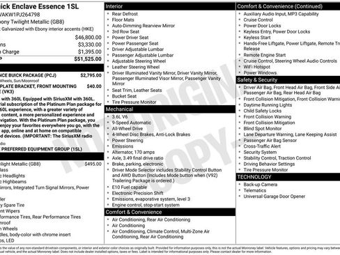 Certified 2023 Buick Enclave Essence w/ Experience Buick Package AWD/4WD image 32