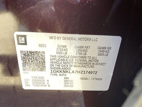 Used 2021 GMC Acadia SLE image 53