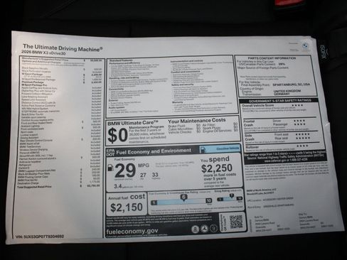 New 2026 BMW X3 xDrive30 w/ Premium Package image 24